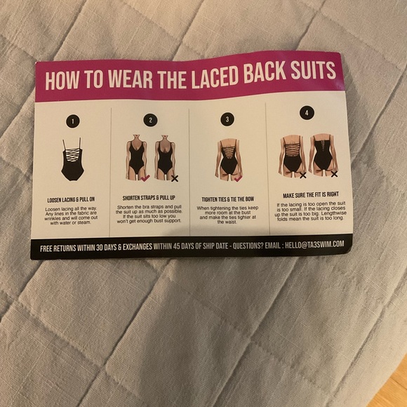 ta3swim Swim Ta3 Swim Corset Body Cinching Bathing Suit Poshmark